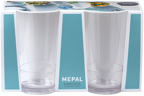 Mepal Glas Flow 275 ml - Set mit 2 Stück