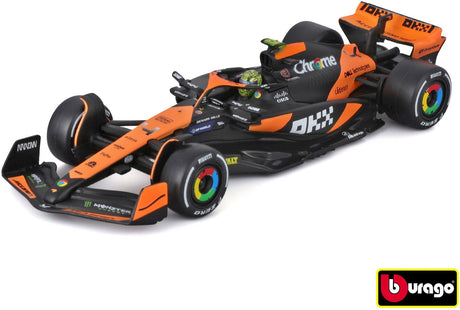 Bburago McLaren McL38 F1 Monaco 2024 Lando Norris 1:43 Senna