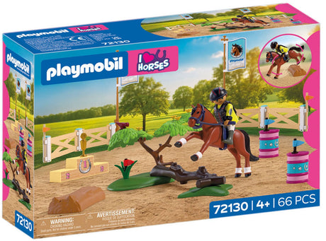 Playmobil horses wedstrijd rijbak - speelset paardensport kinderen.