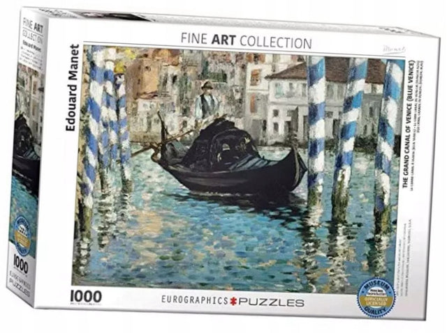 Eurographics – Der Dondel von Venedig [La Gondole de Venise] – Edouard Manet – 1000 Teile 68 × 48 cm (B × H) – Kunstpuzzle