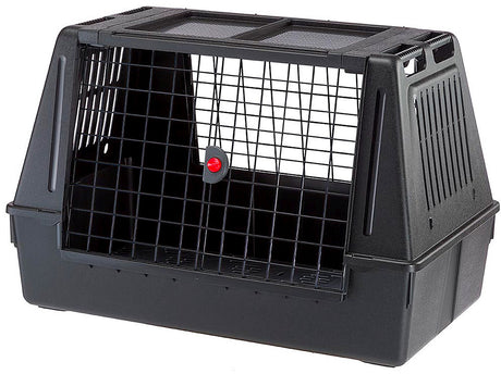 Ferplast autotransportbox voor honden met dubbel venster - opbergvak - max 40 kg - 100 x 60 x h 66 cm l