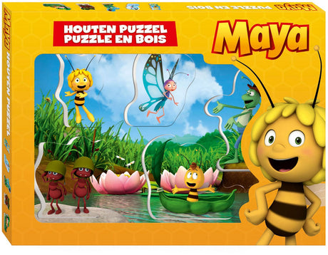 Studio 100 Maya-Holzpuzzle mit dicken Teilen – Größe A4