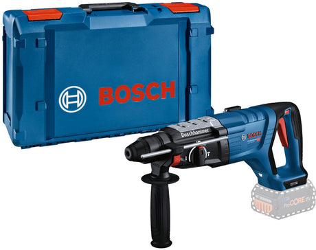 Bosch Professional GBH 18V-28 D – Akku-Bohrhammer – ohne Akku und Ladegerät – inklusive Handgriff, Maschinentuch und Tiefenanschlag