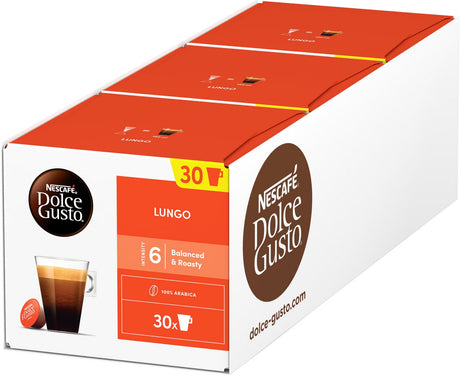 Nescafé Dolce Gusto Kapseln Lungo – 90 Kaffeetassen für 90 Tassen Kaffee