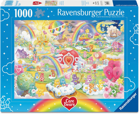 Ravensburger care bears: the kingdom of caring puzzel - 1000 stukjes - legpuzzel voor volwassenen - vanaf 14 jaar