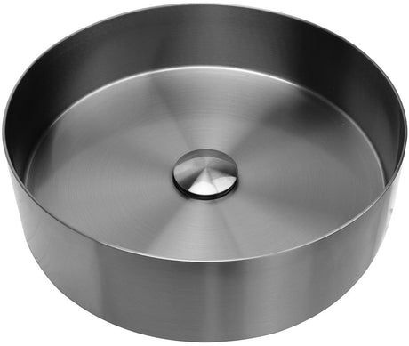 Differnz Waschbecken 40x40x11cm Edelstahl Rotguss