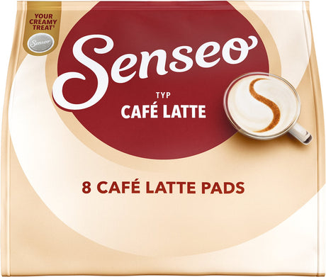 Senseo Café Latte Kaffeepads – Intensität 2 9 – 4 x 8 Pads