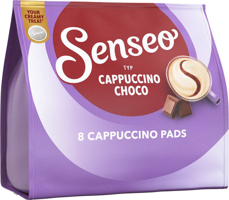 Senseo Cappuccino Schoko-Kaffeepads – Intensität 2 9 – 4 x 8 Pads