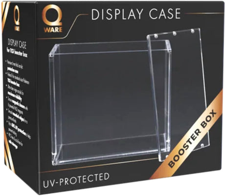 Qware - booster box acryl case magnetisch - geschikt voor pokemon boosterbox - acrylic case - tcg protector display - uv bescherming - premium kwaliteit
