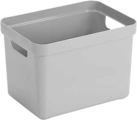 Sunware Sigma Home Aufbewahrungsbox 18l – 35 x 24,6 x 24,3 cm – grau