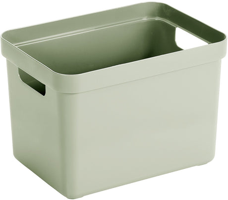 Sunware Sigma Home Aufbewahrungsbox 18l – 35 x 24,6 x 24,3 cm – grün