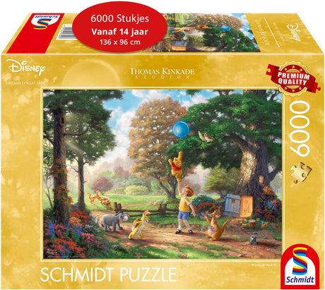 Schmidt – Puzzle – Disney, Winnie Pooh – Winnie Puuh – Thomas Kinkade Studios – 6000 Teile – Erwachsene – ab 14 Jahren