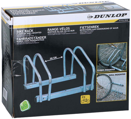 Dunlop Fahrradständer Bodenwand, 2 Fahrräder