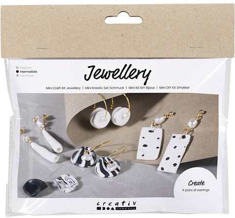 Kreativunternehmen https: www.cchobby.nl mini-hobbyset-jewelry-earrings-black-white-1-box
