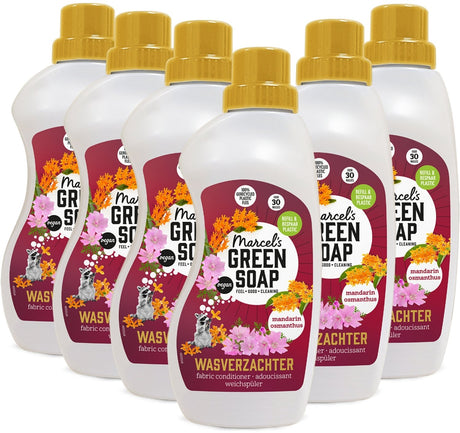 Marcel's green soap wasverzachter - mandarin osmanthus - 6 x 750ml - 180 wasbeurten