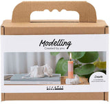 Kreativunternehmen https: www.cchobby.nl mini-hobbyset-boetseren-candlestick-with-shells-off-white-1-box