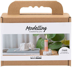 Kreativunternehmen https: www.cchobby.nl mini-hobbyset-boetseren-candlestick-with-shells-off-white-1-box