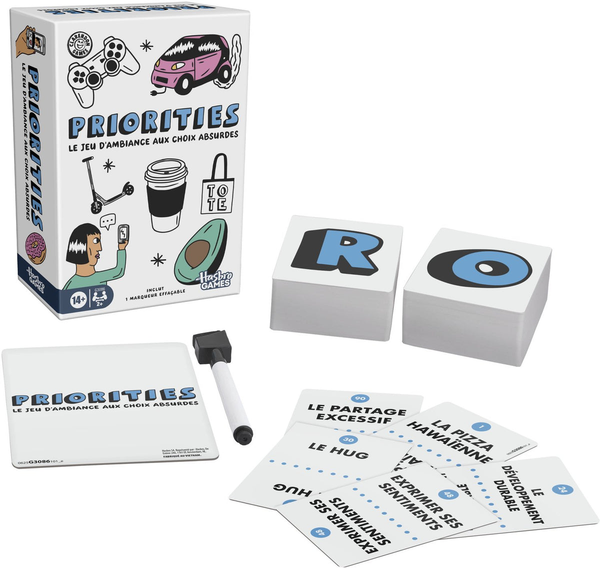 Hasbro gaming priorities - partyspel - franstalig