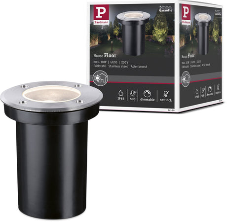 Paulmann grondinbouwlamp floor ip65 110 mm max. 10w 230v edelstaal edelstaal