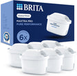 Brita Wasserfilterkartusche Maxtra Pro Pure Performance 6er-Pack – Original-Nachfüllung für alle Kannen für rein schmeckendes Leitungswasser – filtert Verunreinigungen wie PFAs*, Chlor, Kalk und Metalle
