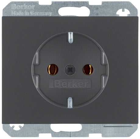 Berker K1 Einbau-Wandsteckdose (WC) RA 1-fach Anthrazit