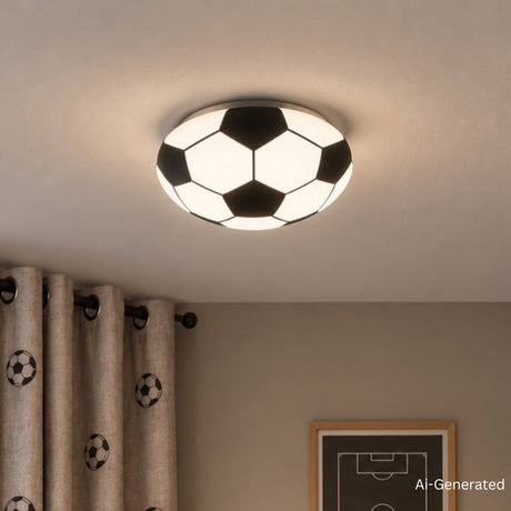 Briloner - LED-Deckenlampe - Fußballlampe Decke - Kinderzimmerlampe - WM-Fußball - 12w - ø27,5cm