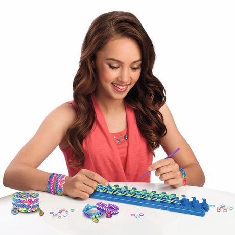 Lexibook Stitch Crazloom ultimativer Webstuhl mit elastischem Band