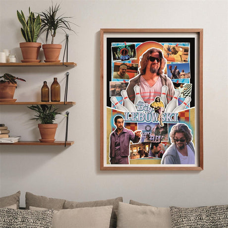 Clementoni-Puzzle „The Big Lebowski“ – Puzzle 1000 Teile – Kultfilm-Sammlung – Kompaktbox – Puzzles und Puzzles für Erwachsene