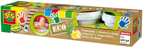 Ses Öko-Fingerfarbe, 4 Farben