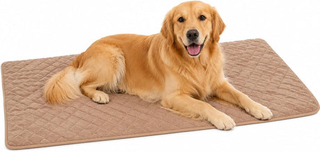 Flamingo-Hundekissen – orthopädisches Hundekissen – Memory-Schaum-Bankkissen – Weimar Beige XL – extra großes bequemes Hundekissen – 116 cm