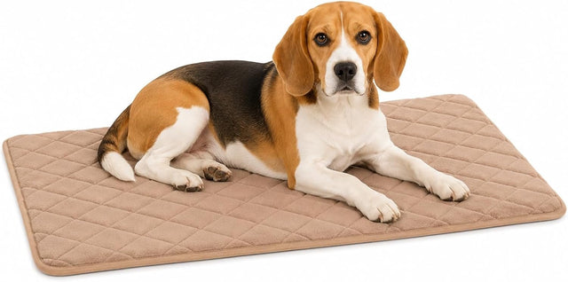 Flamingo-Hundekissen – orthopädisches Hundekissen – Memory-Schaum-Bankkissen – Weimar Beige M – hochwertiges Luxus-Drahtkäfigkissen – 85,5 cm