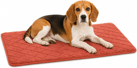 Flamingo-Hundekissen – orthopädisches Hundekissen – Memory-Schaum-Bankkissen – Weimar Cognac M – hochwertiges Luxus-Drahtkäfigkissen – 85,5 cm