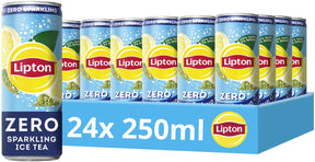 Lipton Eisteedose – Sparkling Zero – ohne Zucker – 24 x 250 ml – Vorteilspack