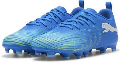 Puma future 9 play fg ag jr unisex sportschoenen - ultra blue- white-luminous blue- black 36