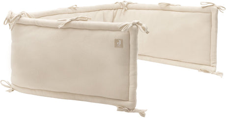 Jollein Laufstall-Stoßstange – 180 x 30 cm große Laufstalleinfassung – kleiner Waffelsand