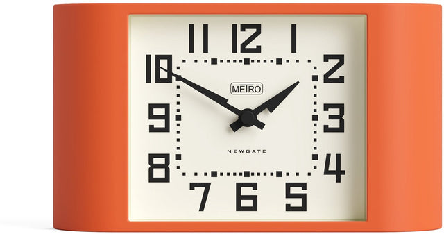 Newgate metro - wandklok - oranje