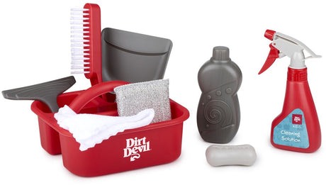 Dirt devil schoonmaak speelgoed – 7-delige schoonmaakset voor kinderen met emmer, sprayfles, borstel en accessoires – educatief speelgoed voor rollenspel