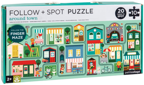 Petit collage puzzel spel stad 10 stuks