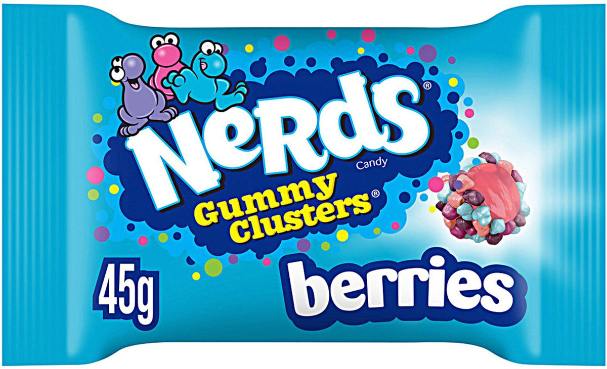 Nerds Gummibärchen-Cluster Beeren 45gr 20x
