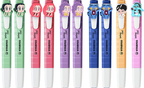 Stabilo x kpop demon hunters swing cool - markeerstift + kpop charm - 6 kleuren - 10 stuks