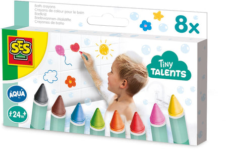 Ses Creative Ses Tiny Talents Badekreide – 8 Farben
