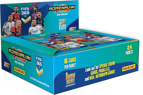 Panini tcg | adrenalyn xl fifa 365 26 27 booster display 24 boosters | 144 voetbalkaarten | trading cards