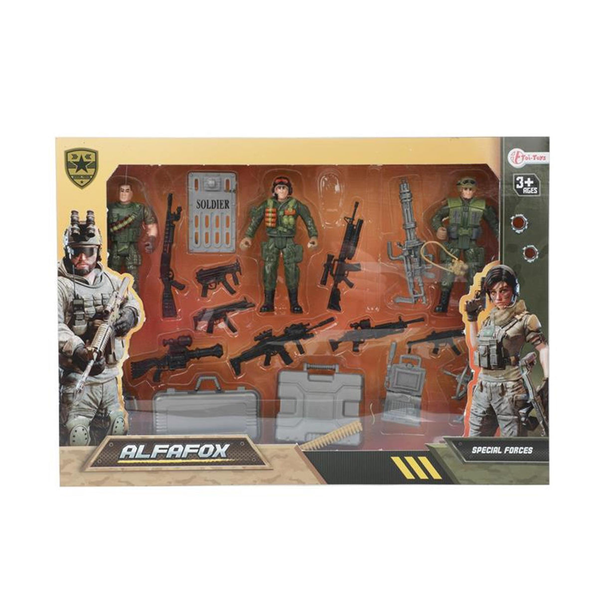 Toi-toys Toi Toys Militärspielset + Zubehör