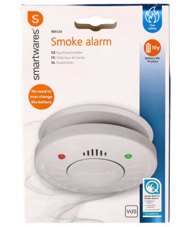 Smartwares RM520 Rauchmelder, 10-Jahres-Batterie