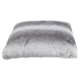 No brand Kissen grau 45x45 cm Kaninchenfelloptik | 2 Stk