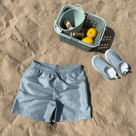 Leopard | Grüne UV-Badehose Jungen