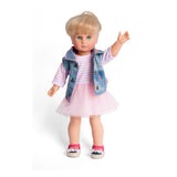 Puppenkleid mit Giletje, 28-35 cm