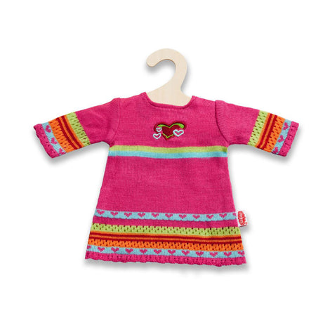 Heless Puppenkleid mit rosa Herzen für Puppen von 35-45 cm