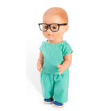 Dolls Doctor Outfit mit Stethoskop, 38-45 cm