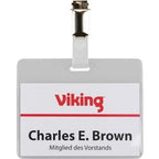 Clipbadges vk 90x60mm 50stuks